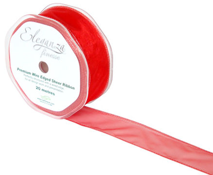 32mm x 20m Red - Ribbons